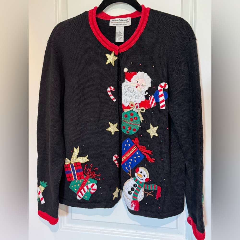 Y2K Christmas Cardigan